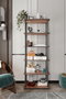 Hanah Home Bookcase 6 Rect - Walnut